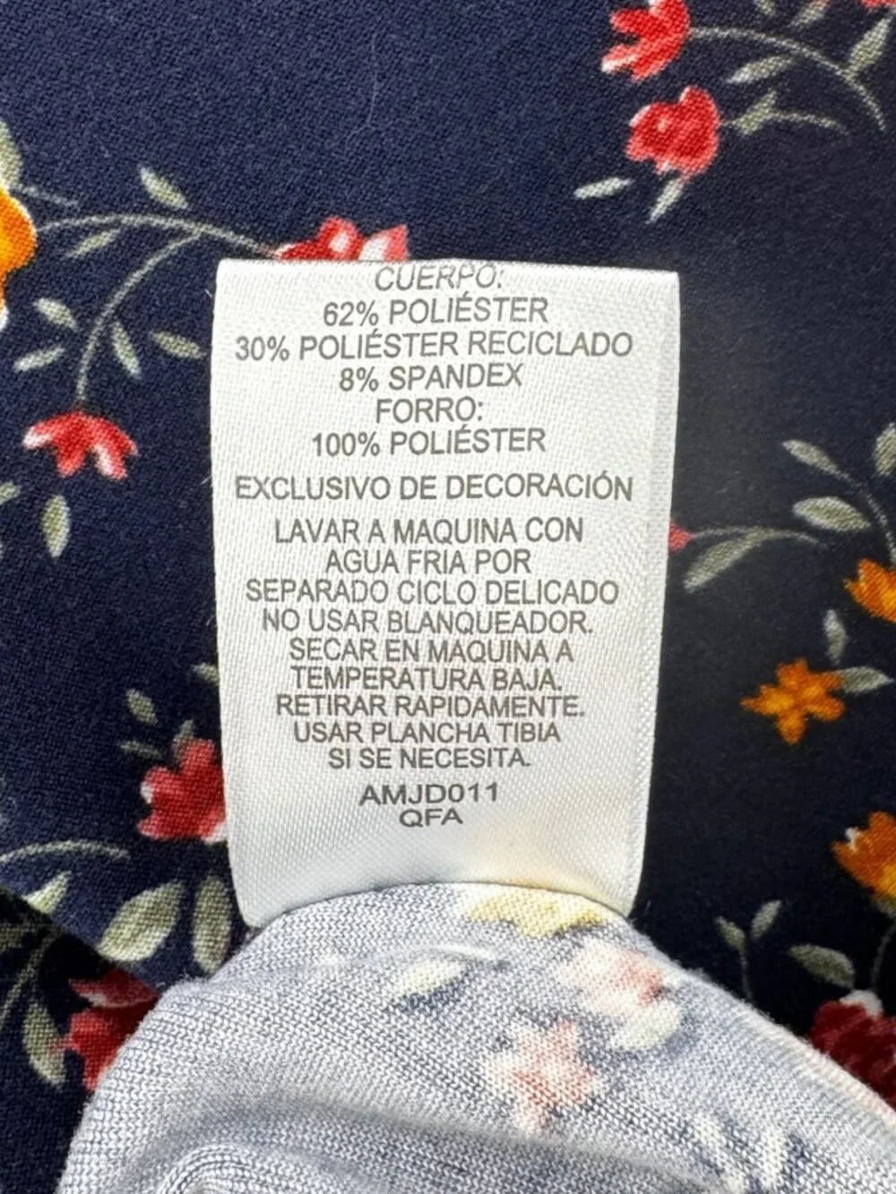 Derek Hart Blue Floral Sundress w/ Support - Picture 4 of 6